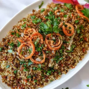 Mujadara With Bulgur