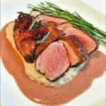 Muscovy Duck with Citrus Cranberry Mascarpone Sauce