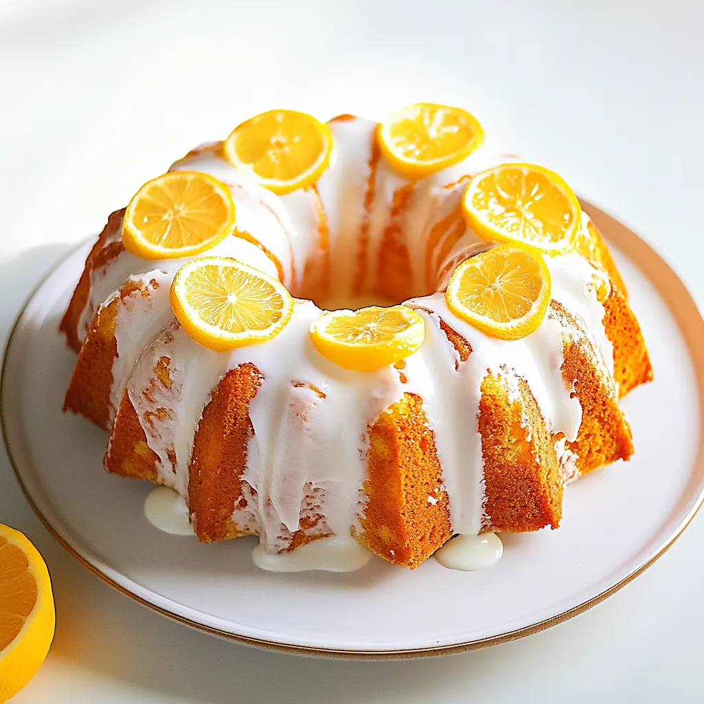 My Big Fat Greek Yogurt Meyer Lemon Bundt Cake