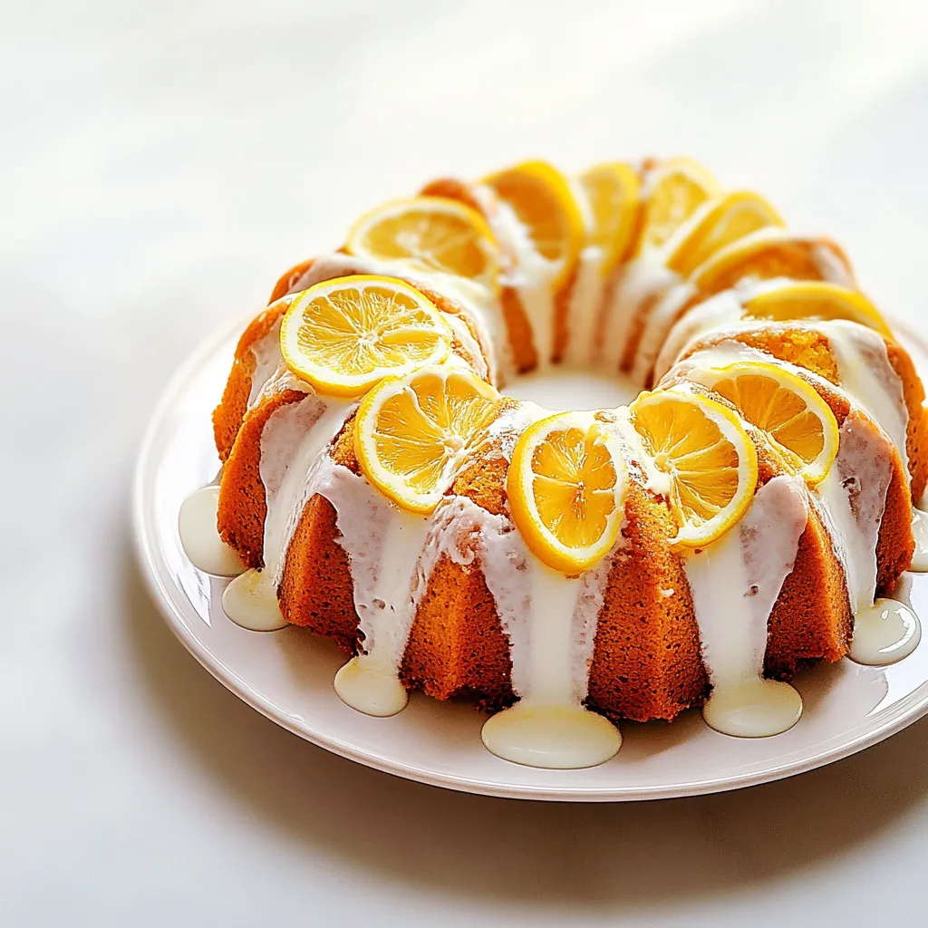 My Big Fat Greek Yogurt Meyer Lemon Bundt Cake
