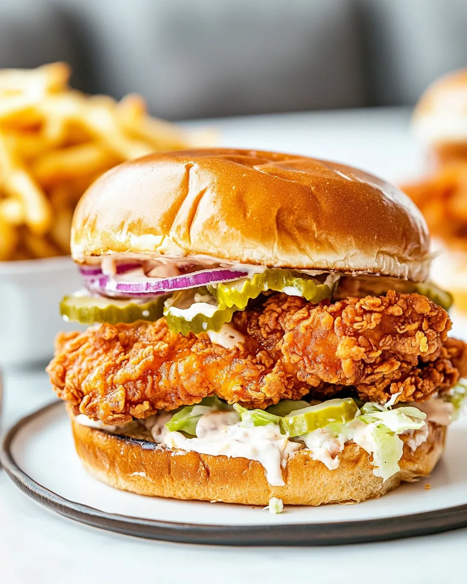 Nashville Hot Chicken Sandwiches