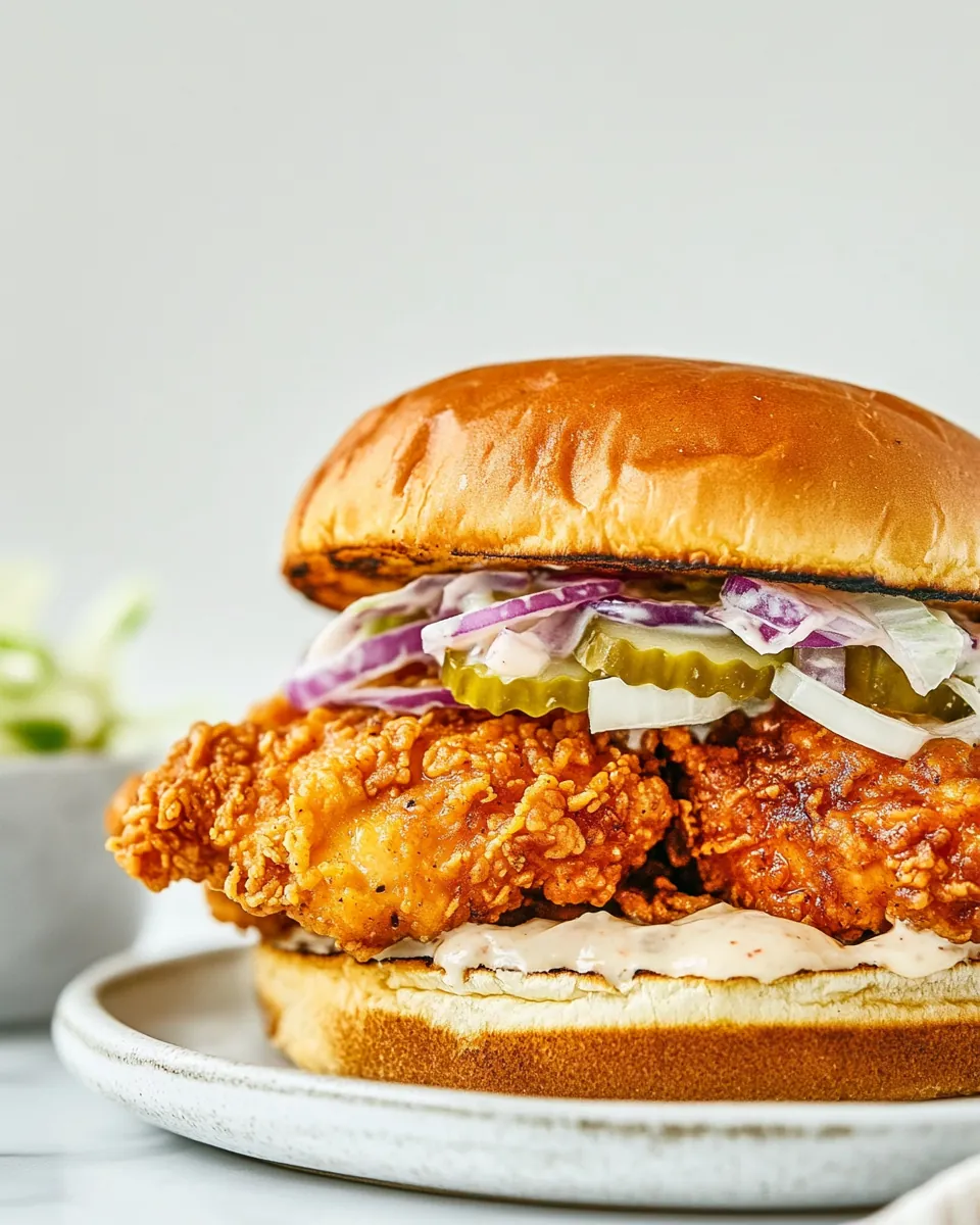 Nashville Hot Chicken Sandwiches