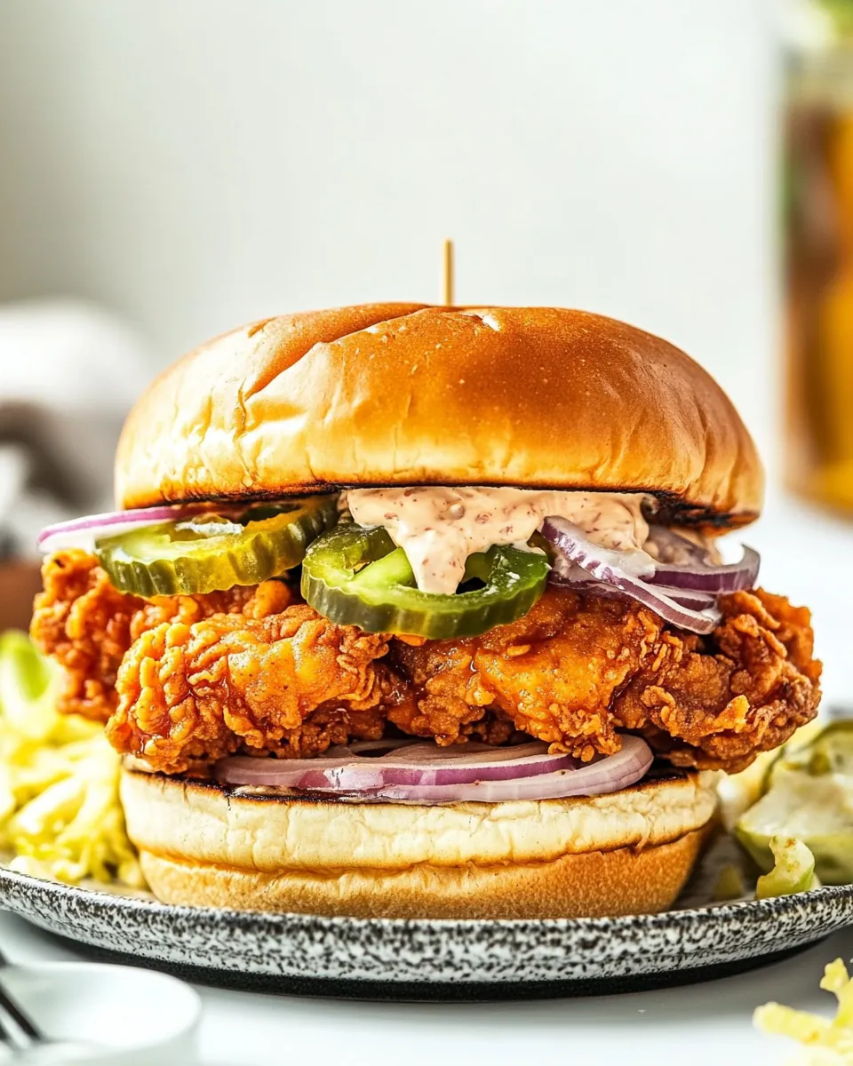 Nashville Hot Chicken Sandwiches
