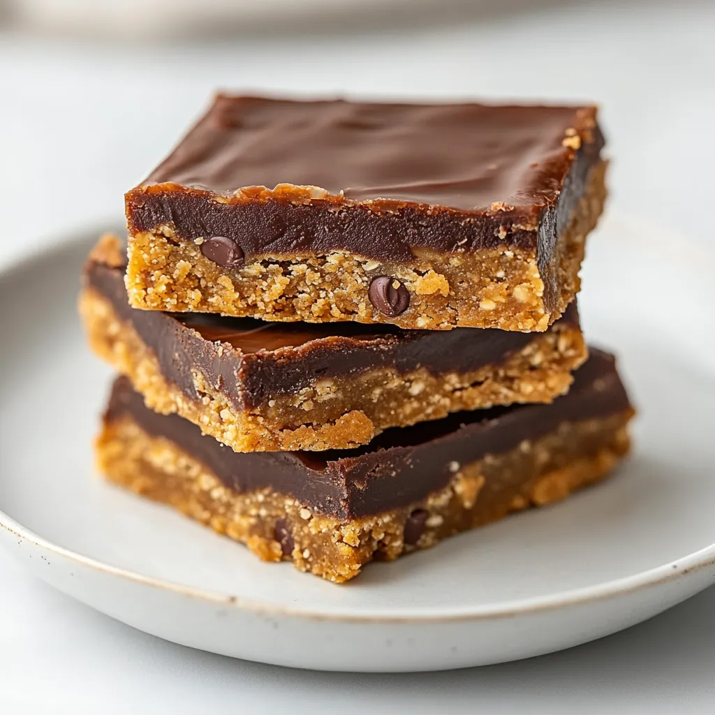 No Bake Cookie Dough Protein Bars