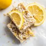 No Bake Lemon Coconut Bars