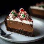 No Bake Peppermint Mocha Cheesecake