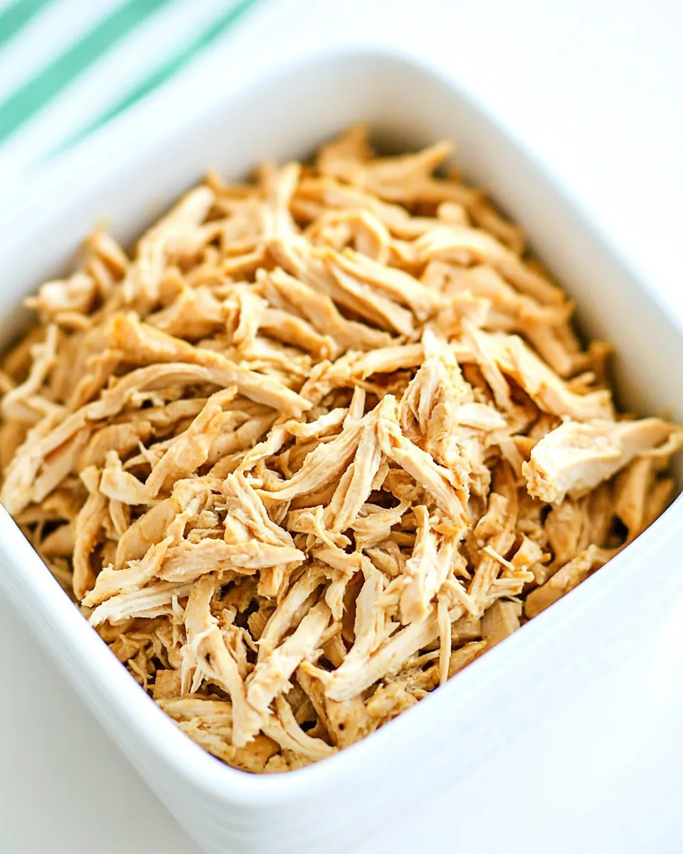 Easy Shredded Chicken