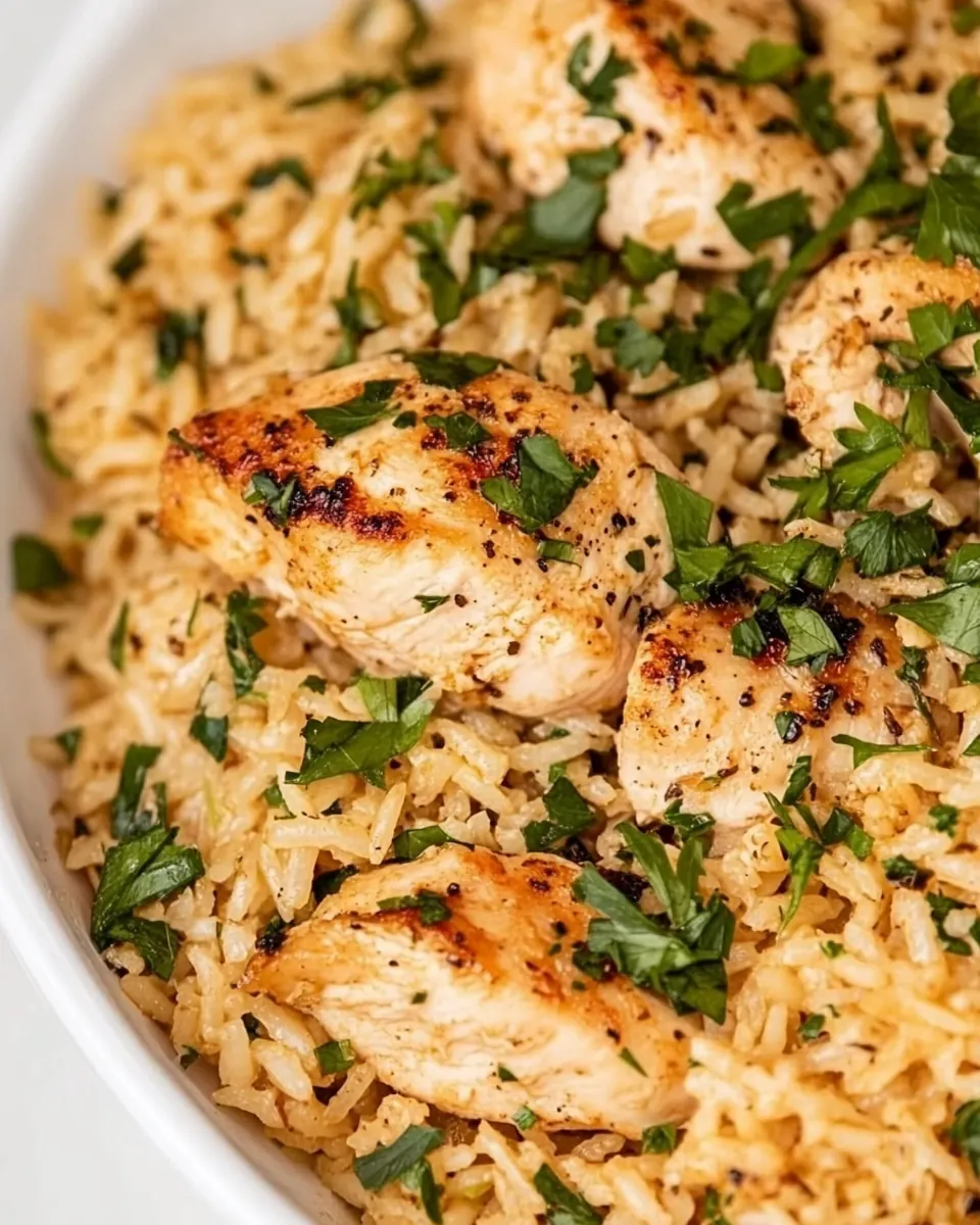 One Pan Chicken and Rice