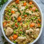 One Pan Creamy Chicken and Rice
