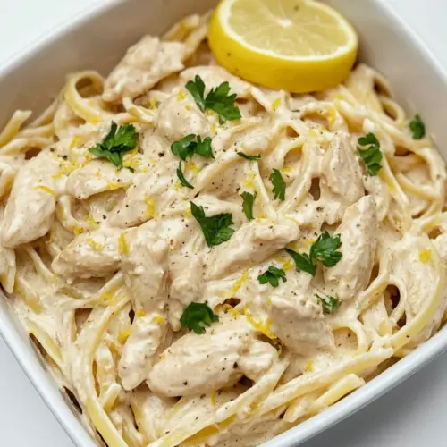 One Pan Creamy Lemon Chicken Pasta