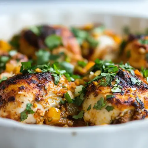 One Pan Harissa Chicken