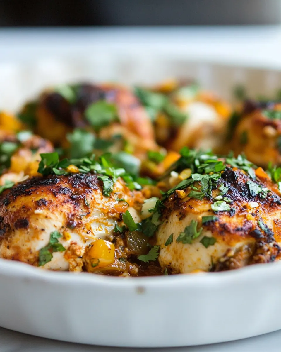 One Pan Harissa Chicken