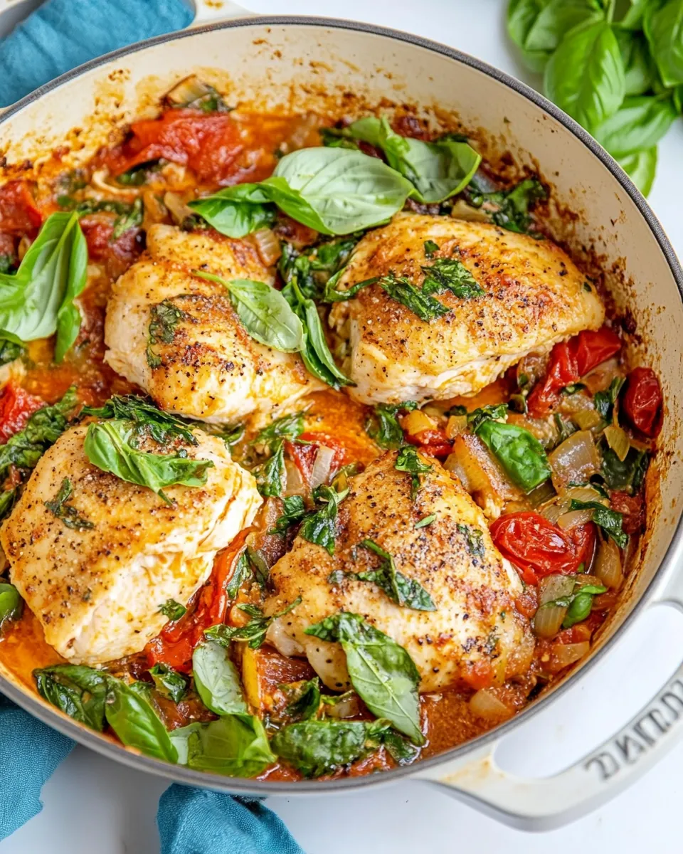 One Pan Italian Chicken Skillet