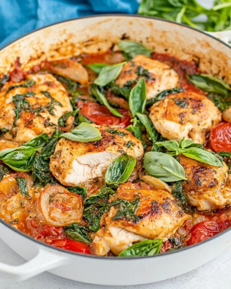 One Pan Italian Chicken Skillet