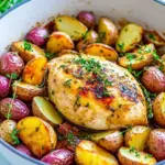 One Pan Lemon Butter Chicken and Potatoes