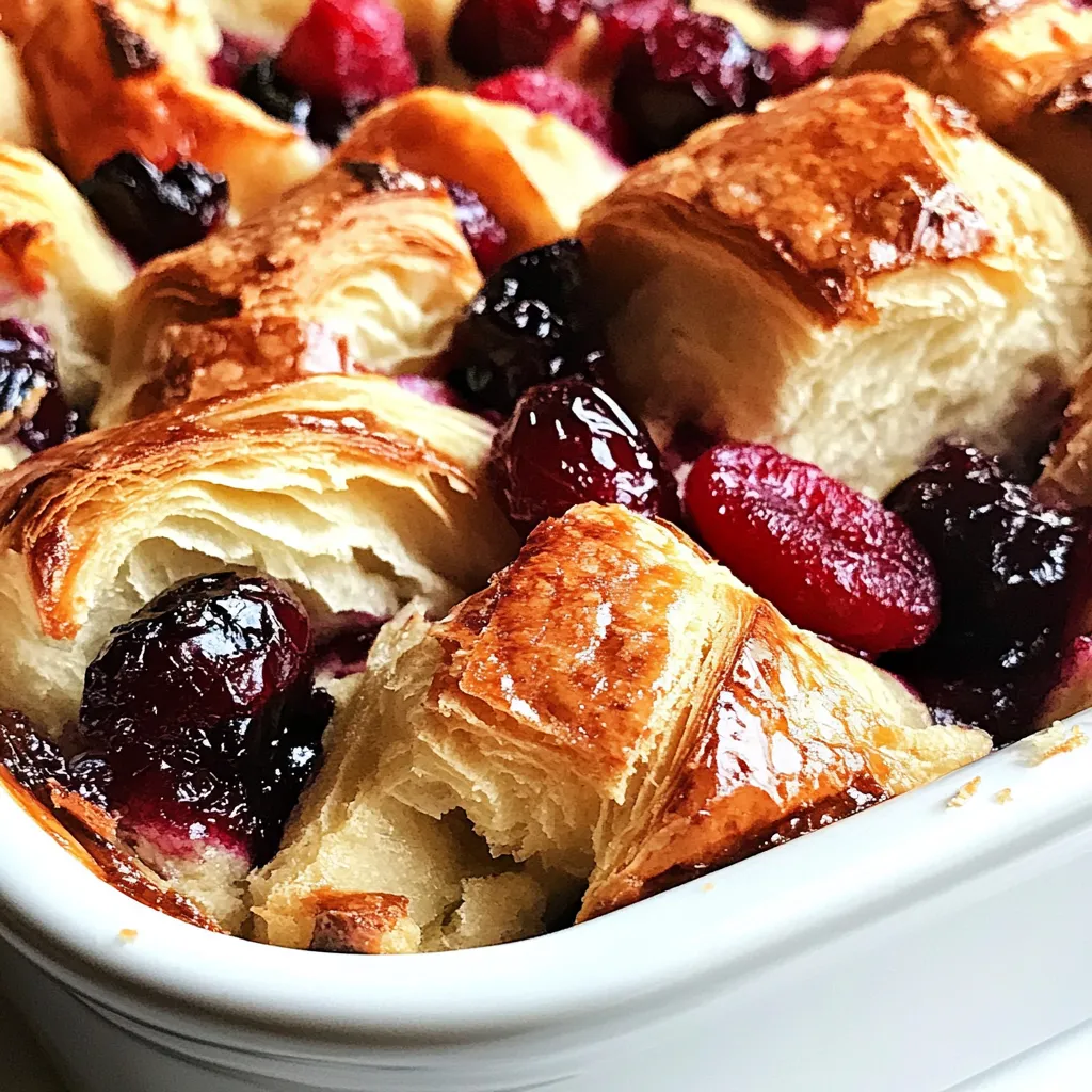 Orange Cranberry Croissant Bake