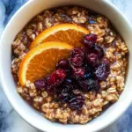 Orange Cranberry Steel Cut Oats