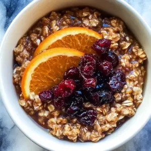 Orange Cranberry Steel Cut Oats