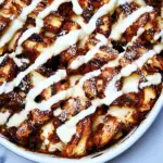 Overnight Cinnamon Roll French Toast Casserole