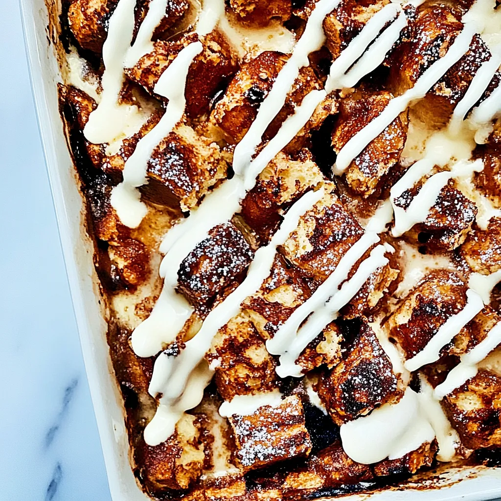 Overnight Cinnamon Roll French Toast Casserole