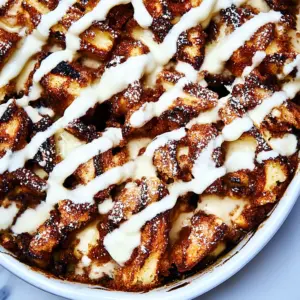 Overnight Cinnamon Roll French Toast Casserole