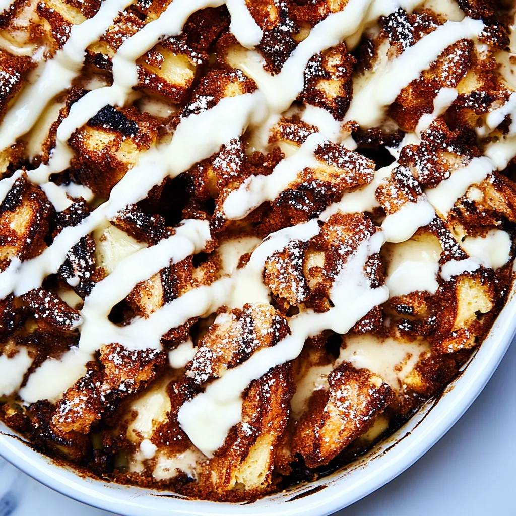 Overnight Cinnamon Roll French Toast Casserole