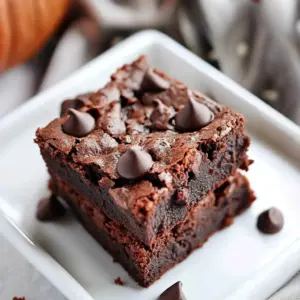 Paleo Pumpkin Brownies