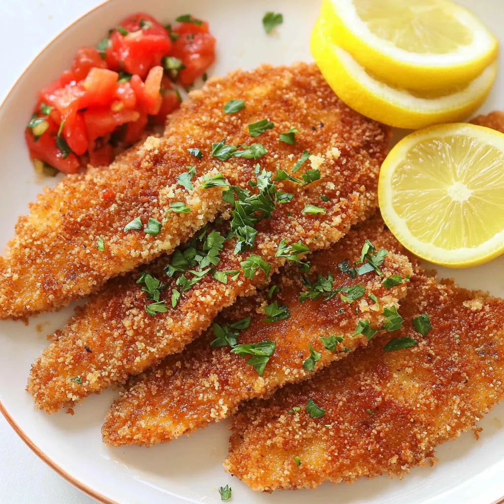 Passover Chicken Schnitzel