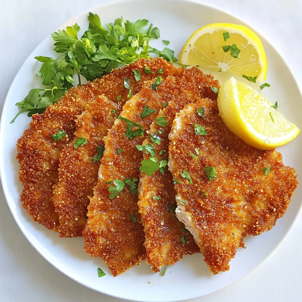 Passover Chicken Schnitzel
