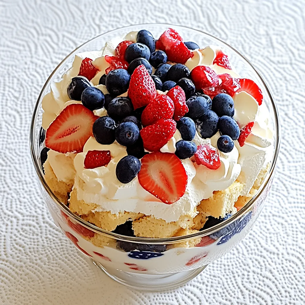 Patriotic Trifle Dessert