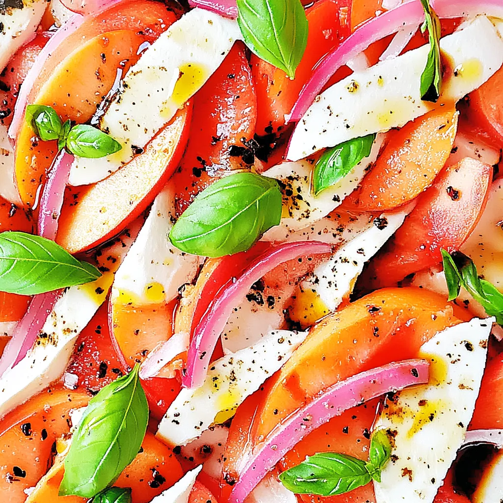 Peach Caprese Salad