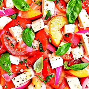 Peach Caprese Salad