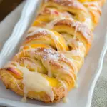 Peach Cream Cheese Braided Danish