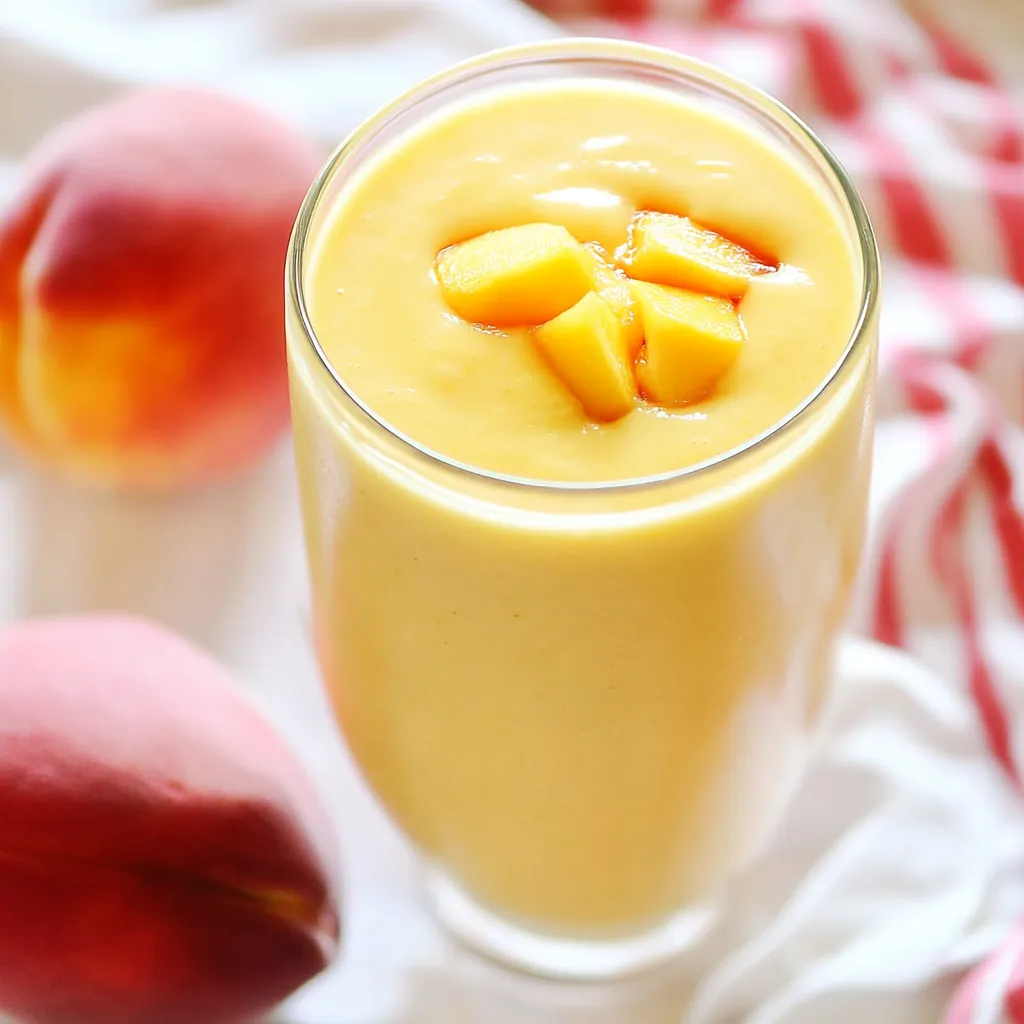Peach Mango Smoothie