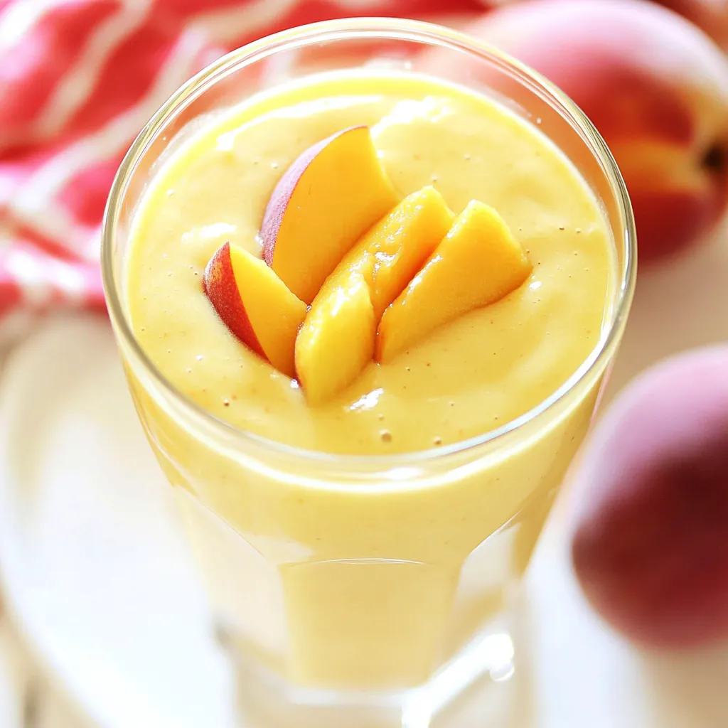 Peach Mango Smoothie