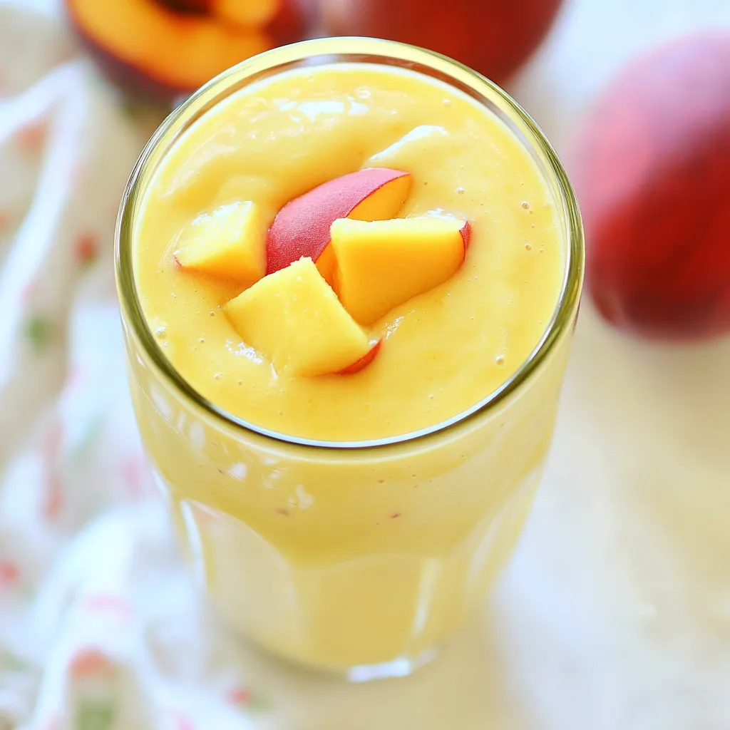 Peach Mango Smoothie