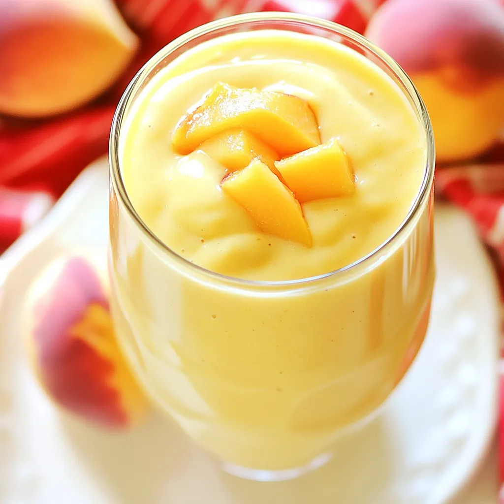Peach Mango Smoothie