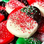 Peppermint Shortbread Cookies