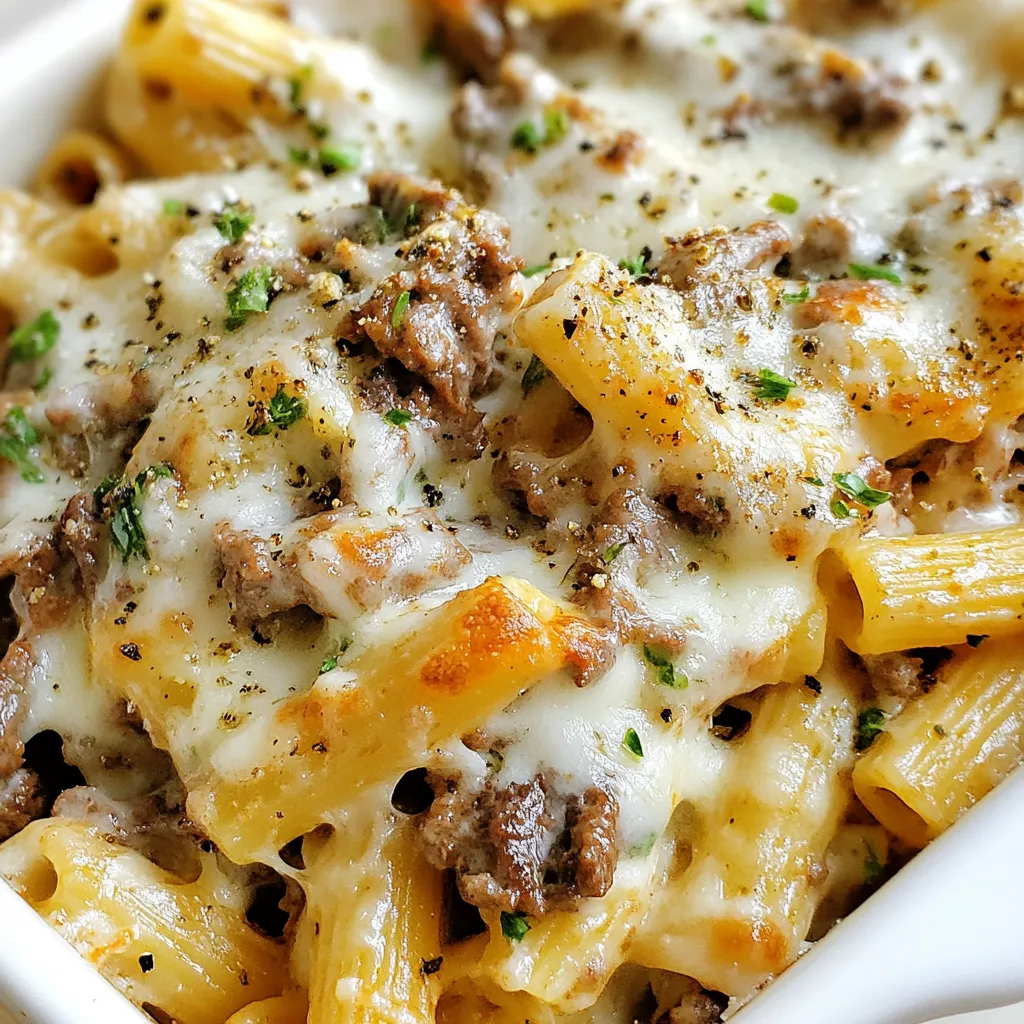 Philly Cheesesteak Pasta