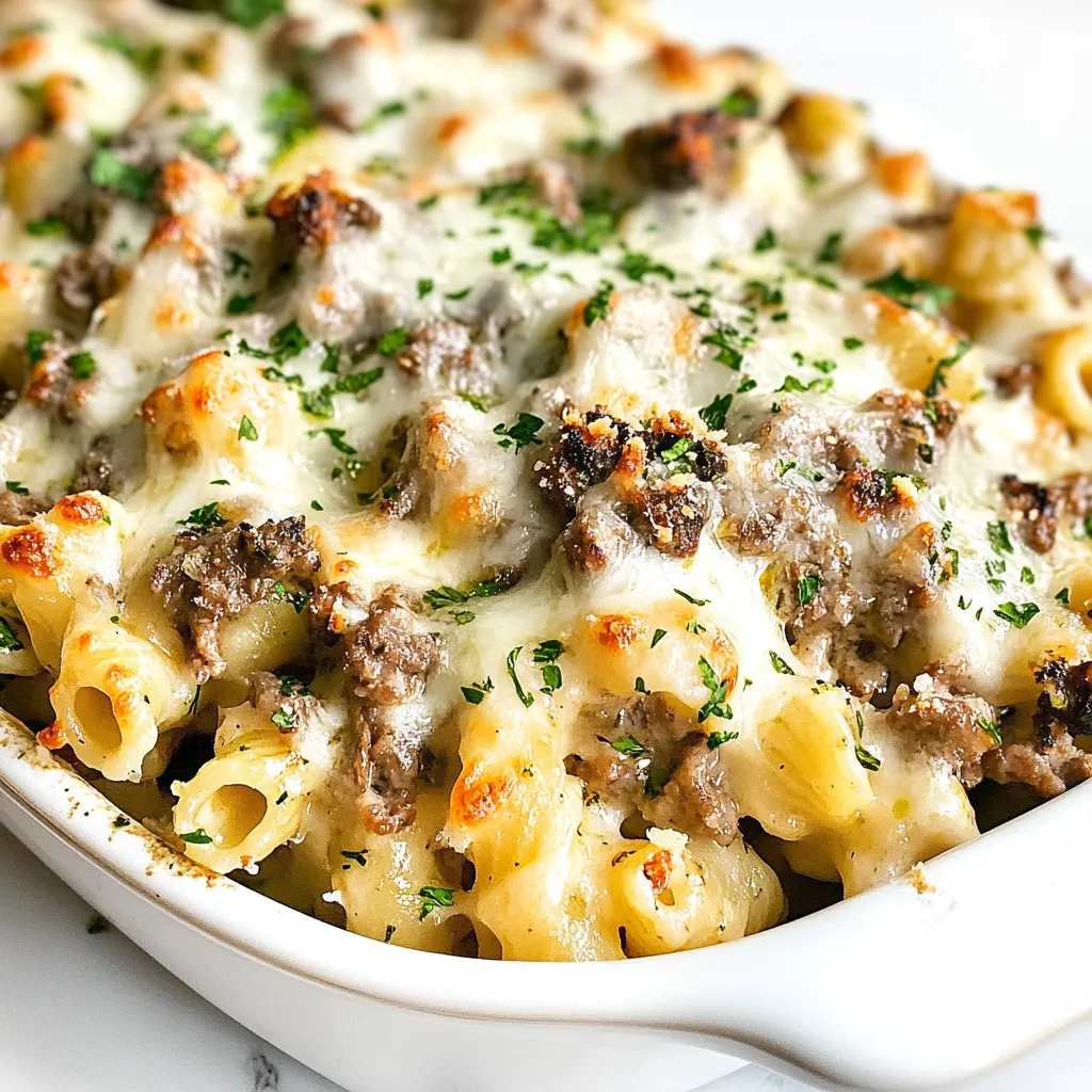Philly Cheesesteak Pasta