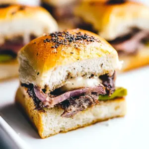 Philly Cheesesteak Sliders