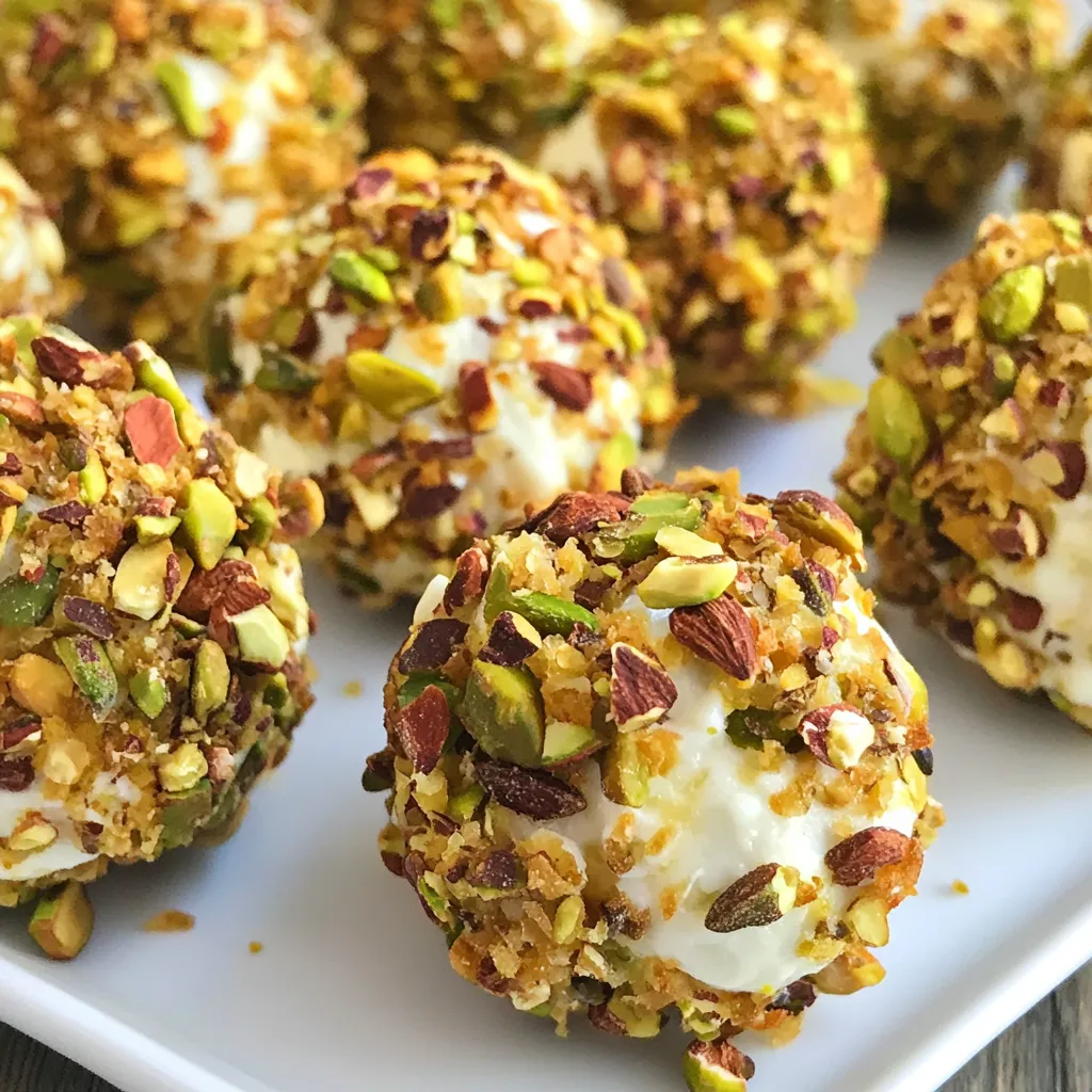 Pistachio Lemon Cheese Balls