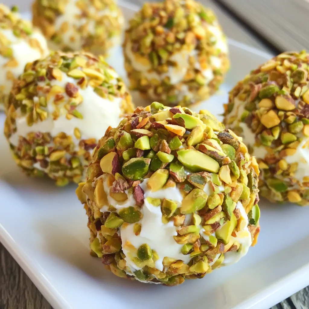 Pistachio Lemon Cheese Balls