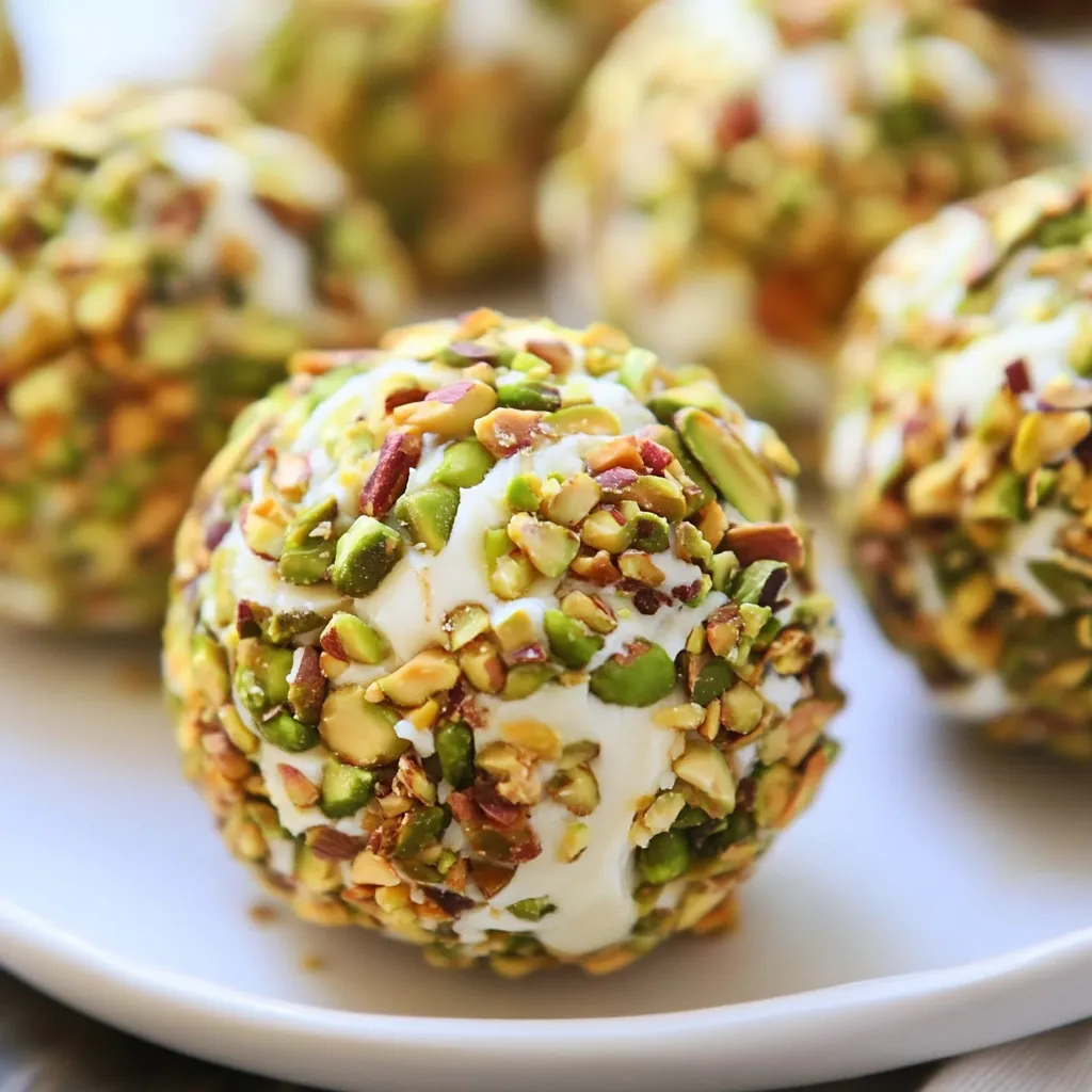Pistachio Lemon Cheese Balls