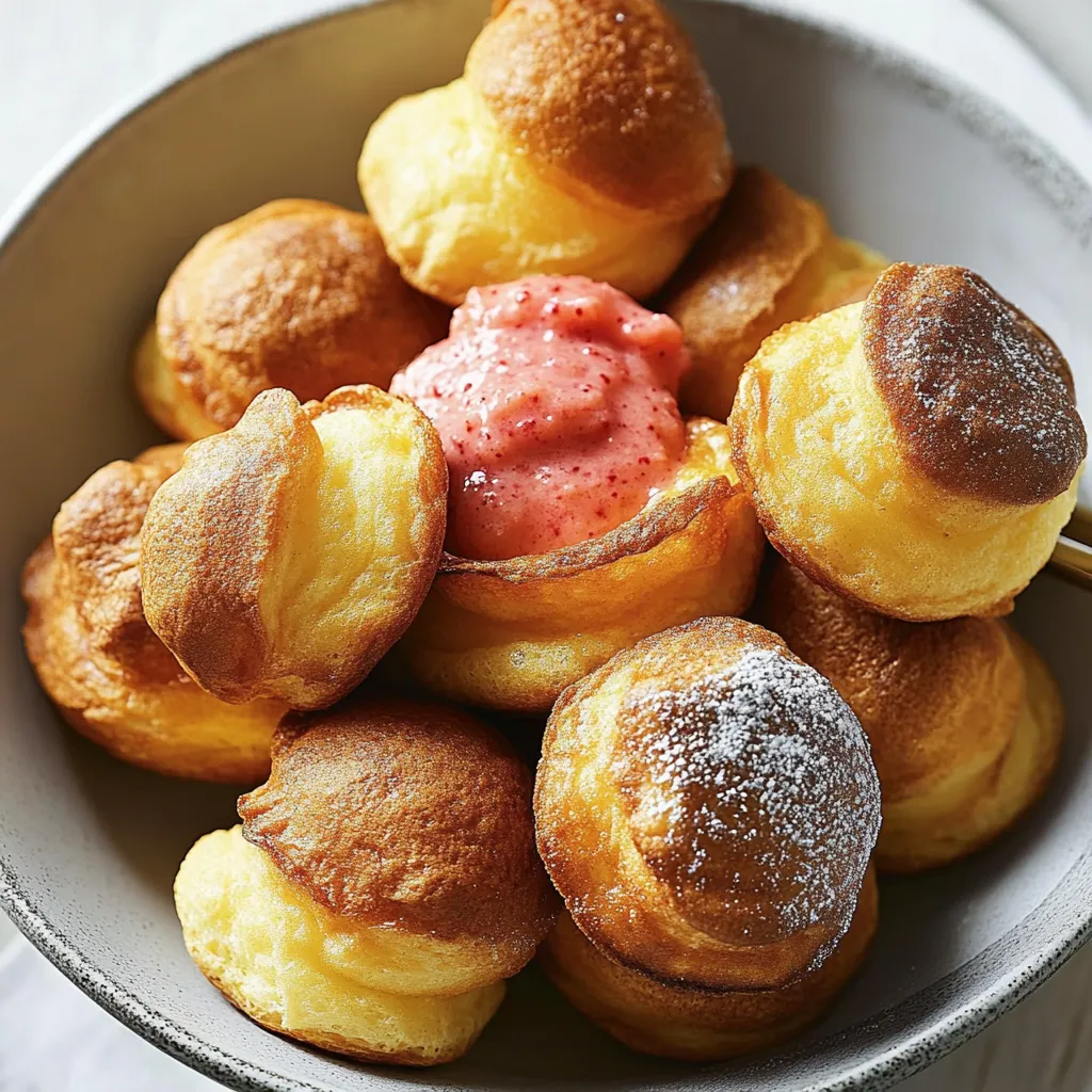 Popovers with Strawberry Butter