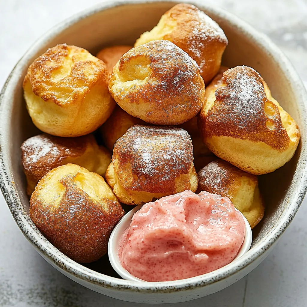 Popovers with Strawberry Butter