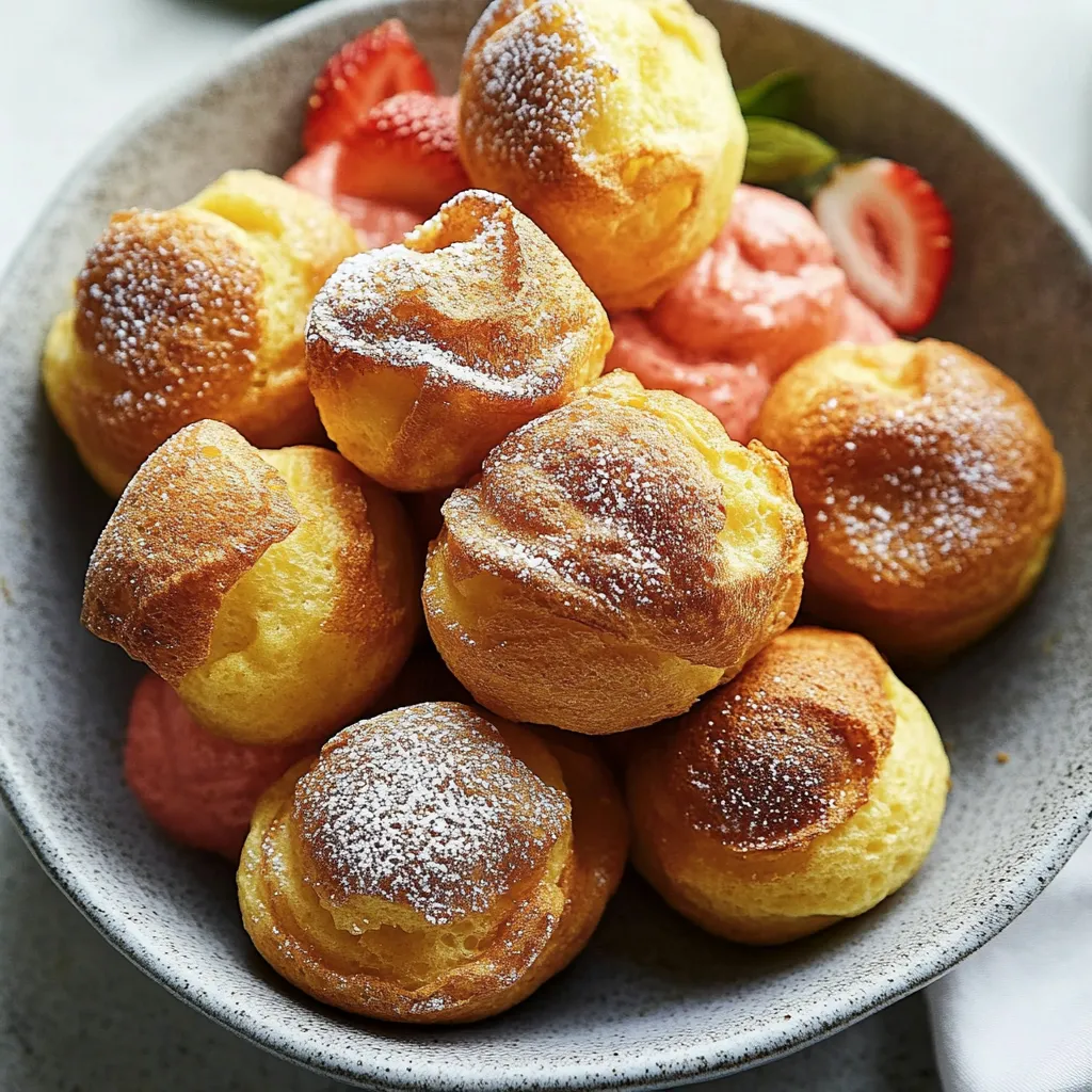 Popovers with Strawberry Butter