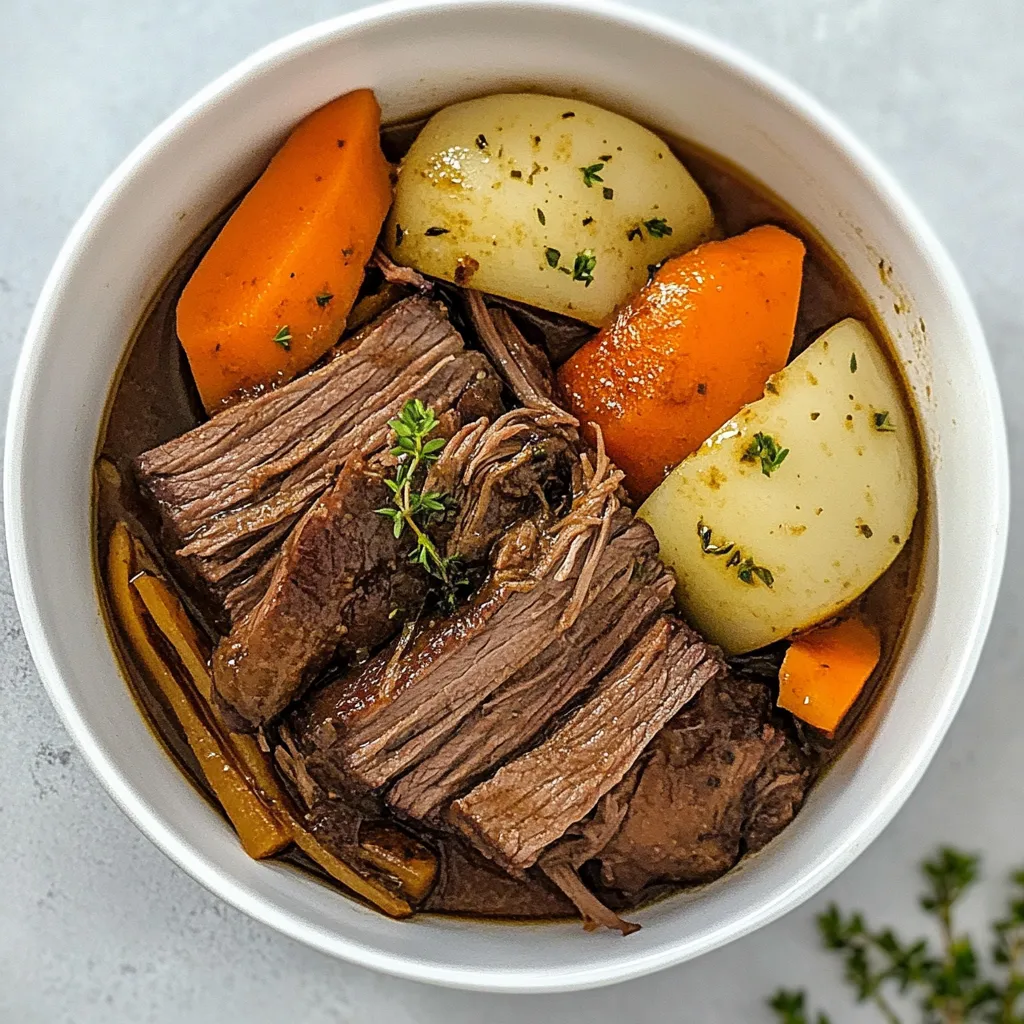 Pot Roast with Oyster Sauce Gravy