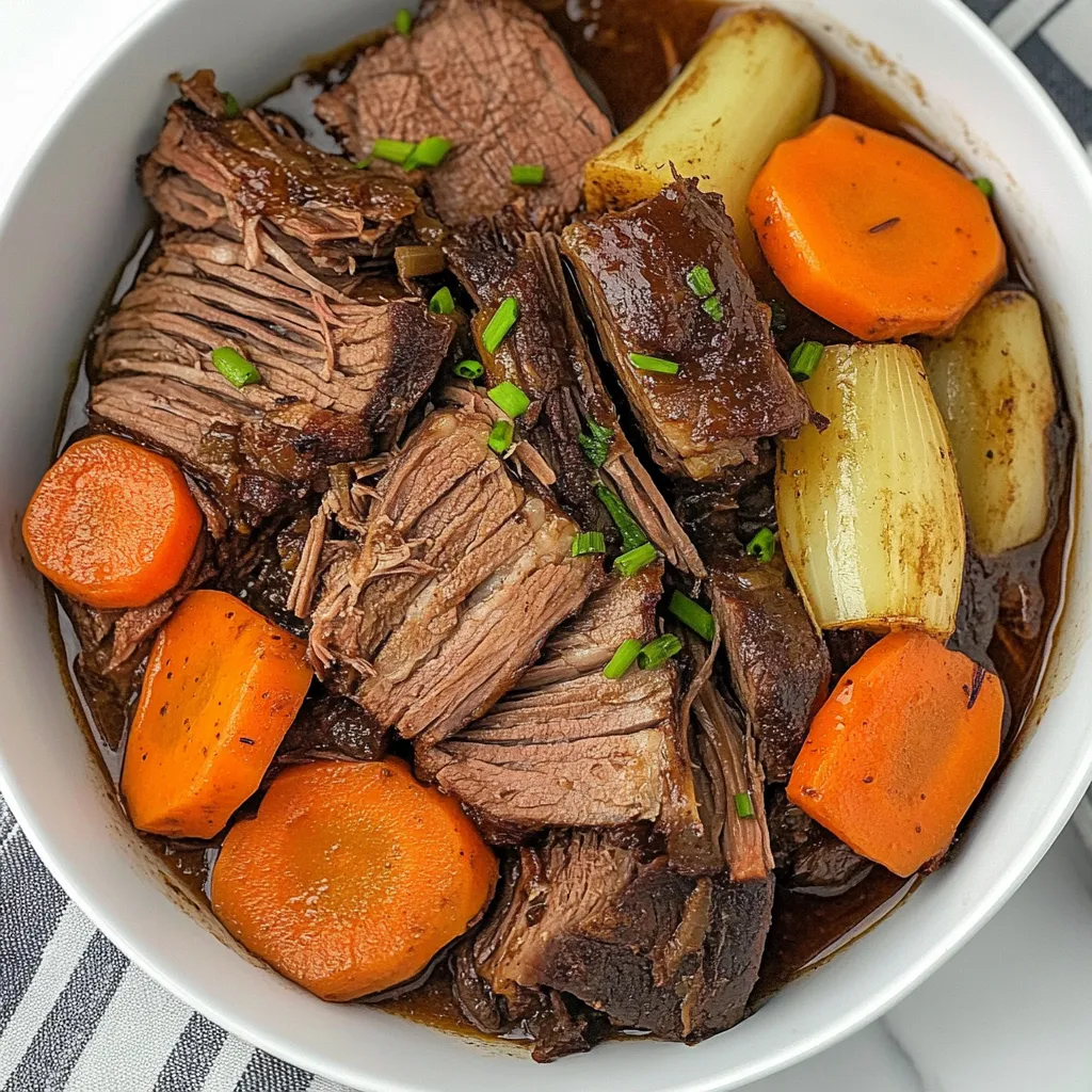 Pot Roast with Oyster Sauce Gravy