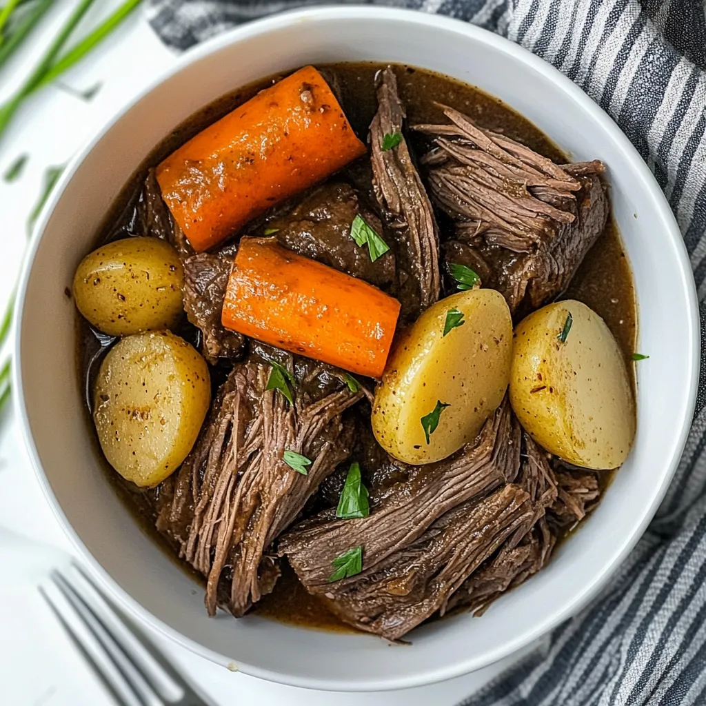 Pot Roast with Oyster Sauce Gravy